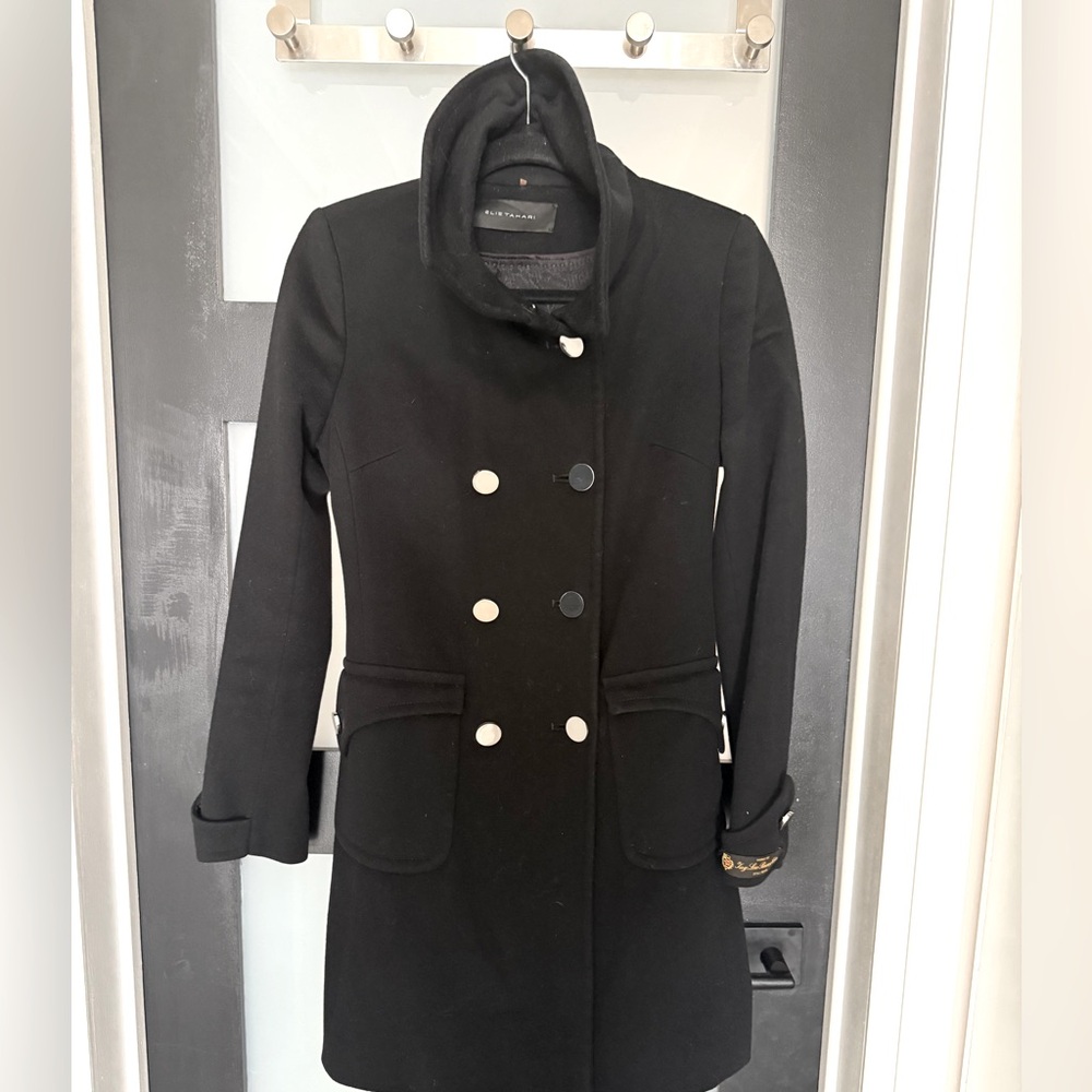 Elie Tahari 100% Wool Coat